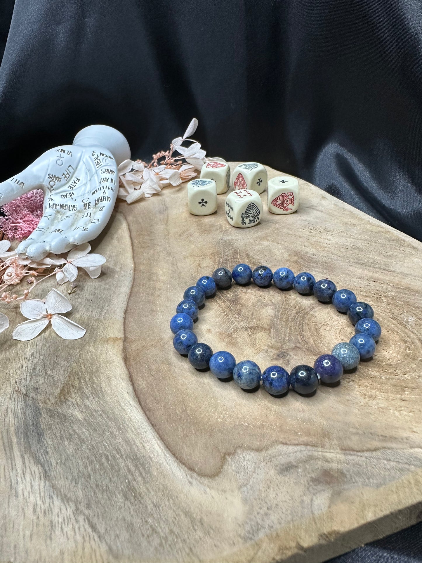 Bracelet Dumortiérite - Clarté & Patience