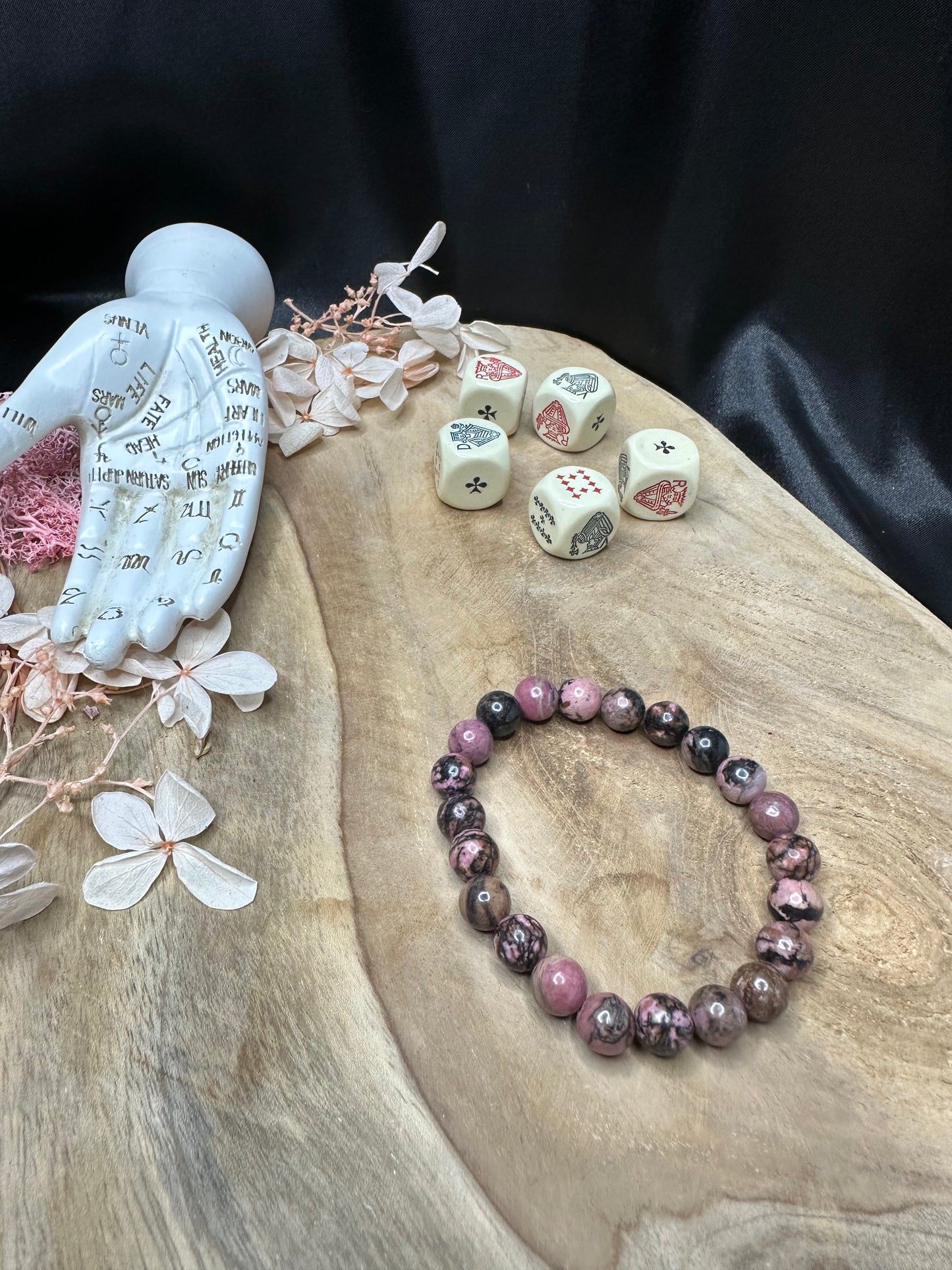 Bracelet Rhodonite - Guérison & Amour