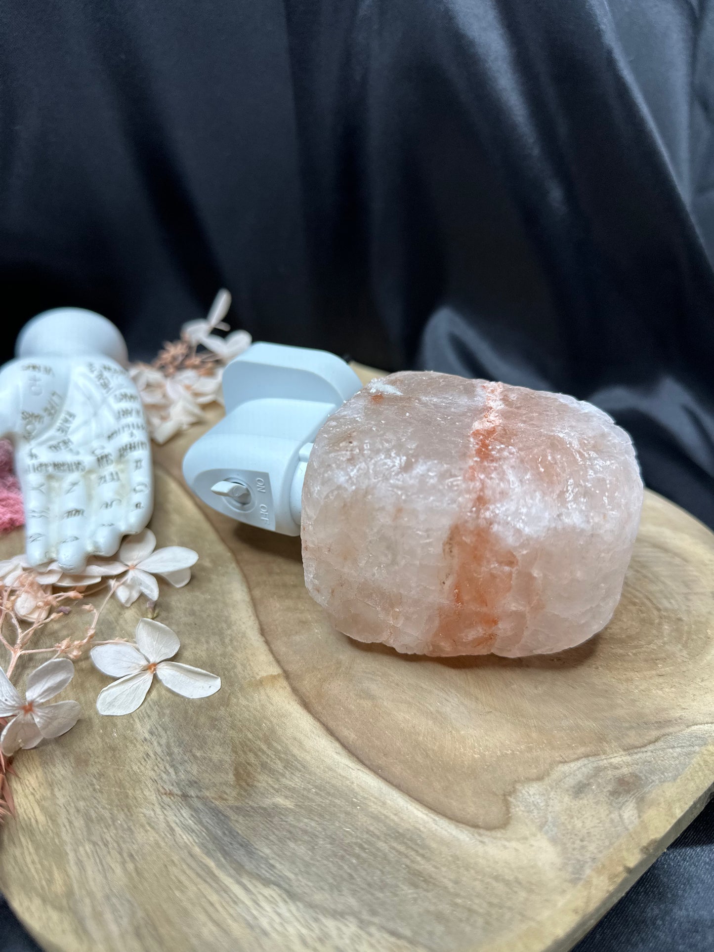 Lampe de Sel Veilleuse avec Interrupteur Marche/Arrêt