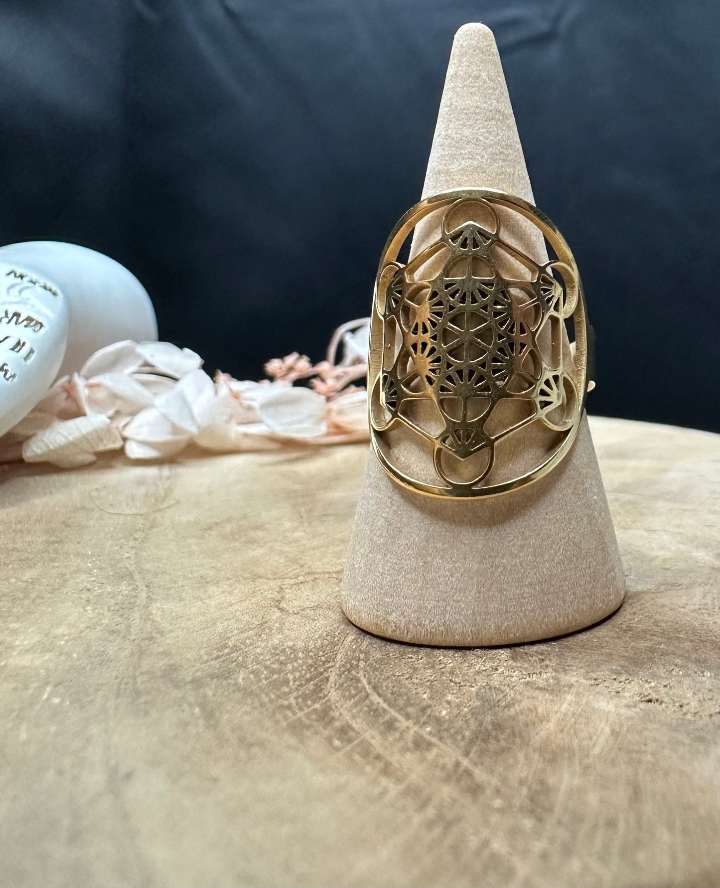 Bague Métatron Réglable - Protection, Équilibre & Connexion