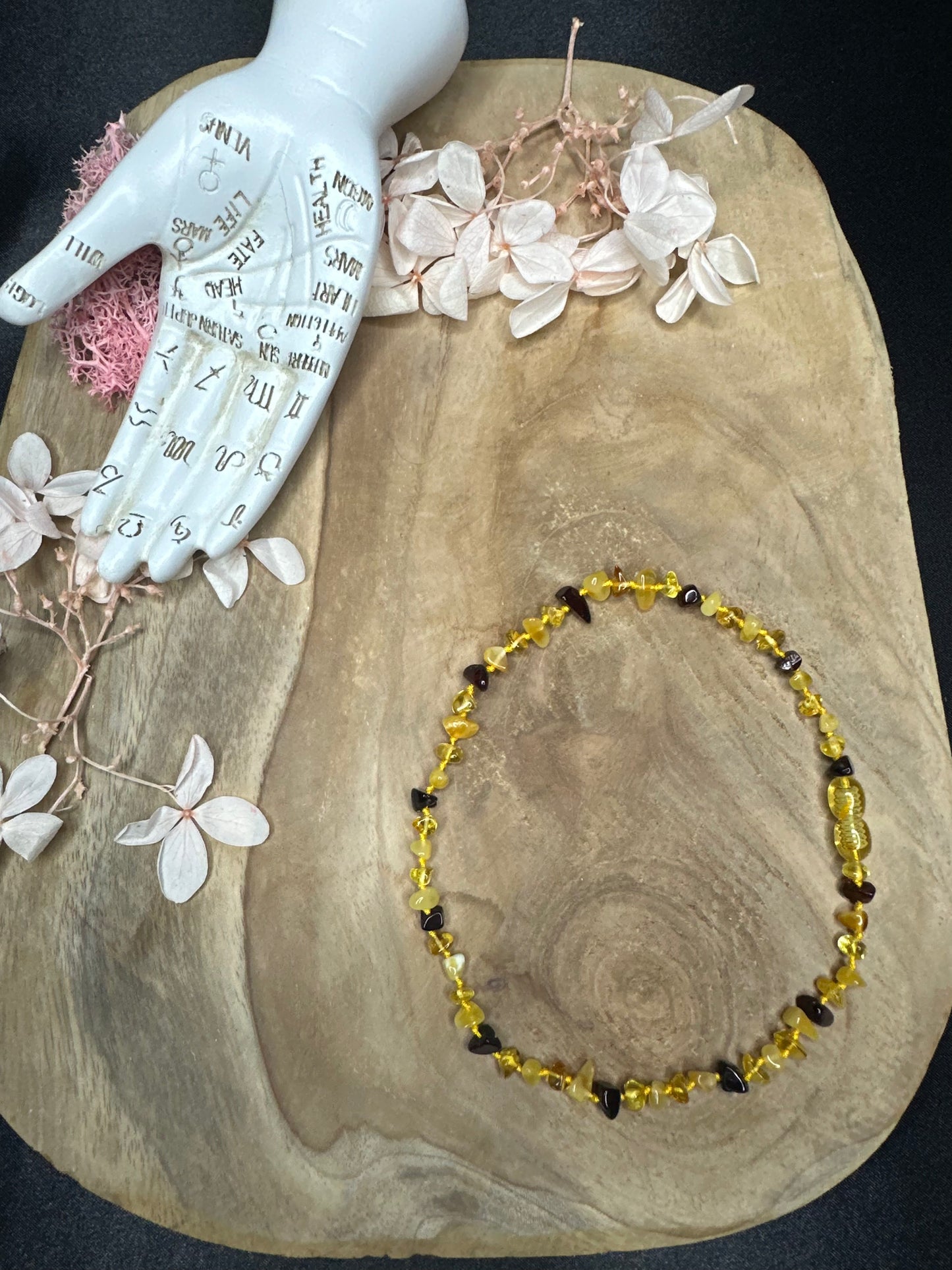 Collier Enfant Ambre - Apaisement & Protection