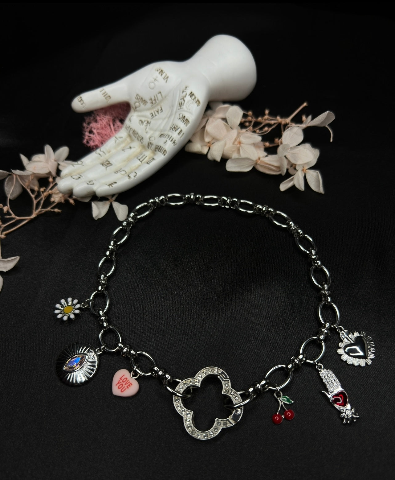 Collier "Lucky Love" En Acier Inoxydable