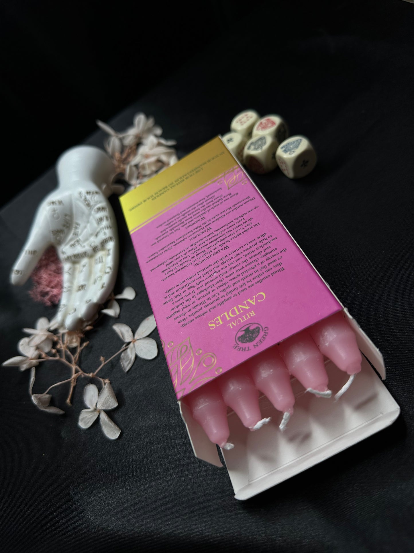 Bougies Rituel D'Amitié & Ouverture du Coeur - Lot de 10 Pièces