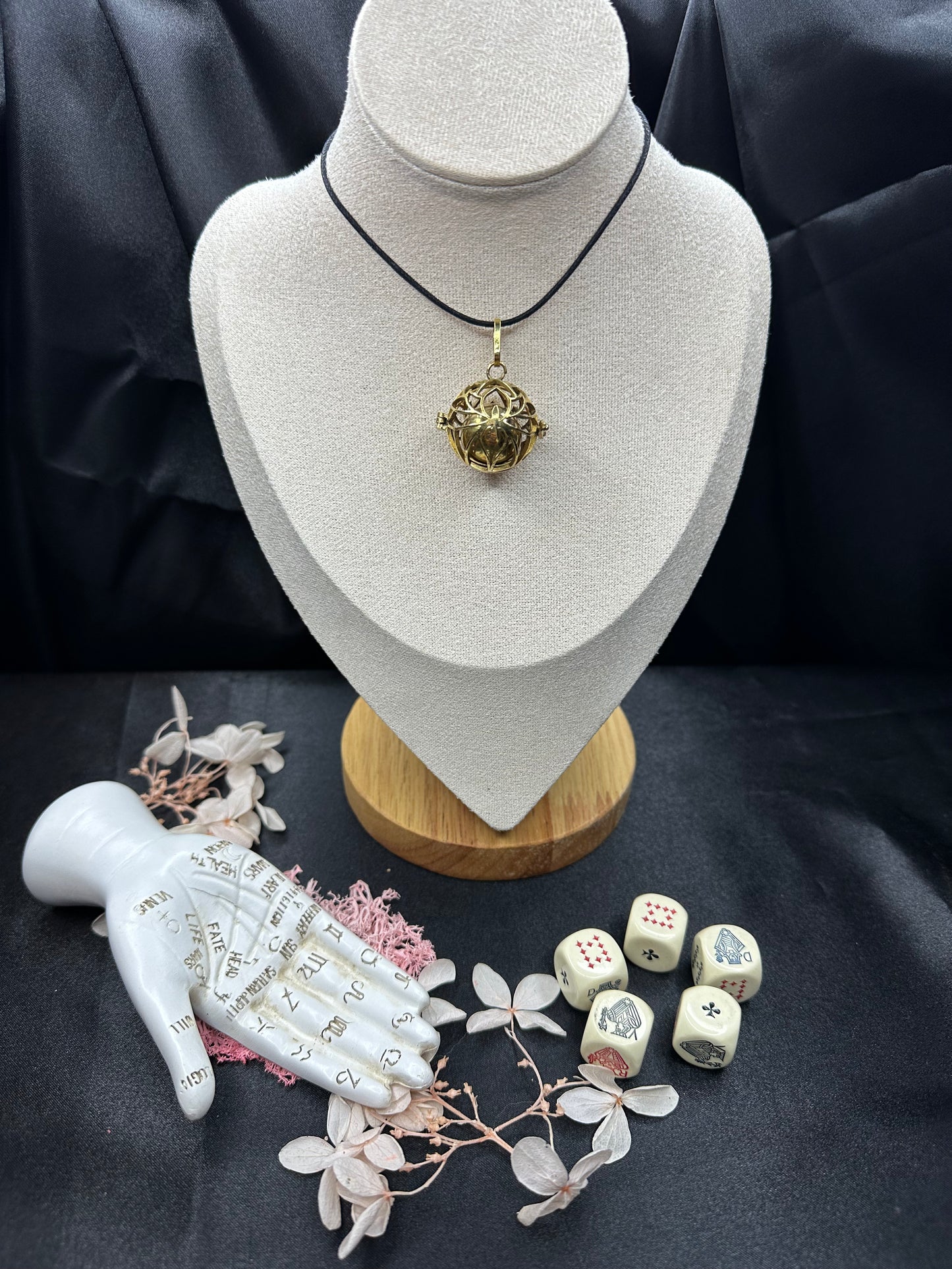 Pendentif de Grossesse – Bola Lotus Harmonie Doré