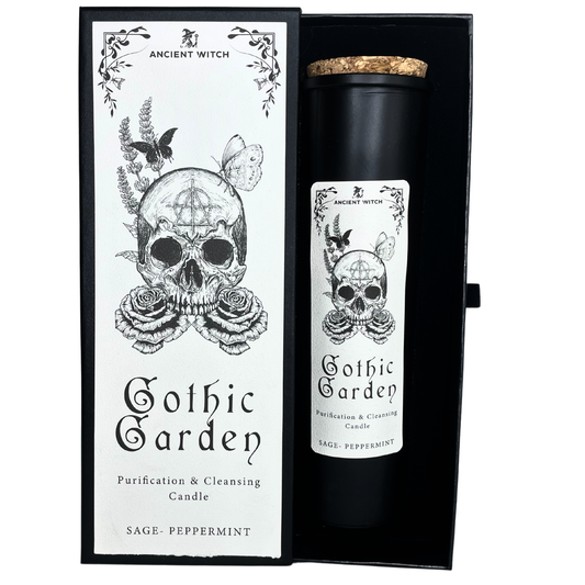Bougie de Purification de la Sorcière Ancienne – Jardin Gothique