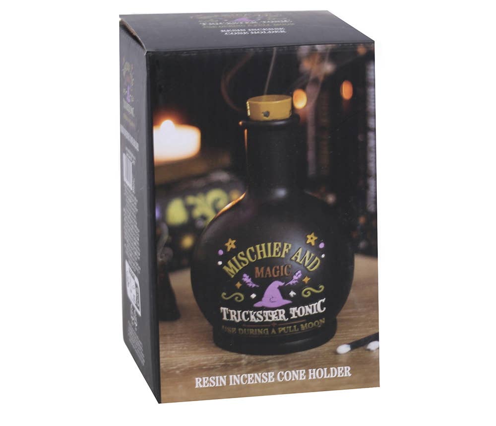 Porte-Cône d’Encens Fiole de Potion – « Espièglerie & Magie »
