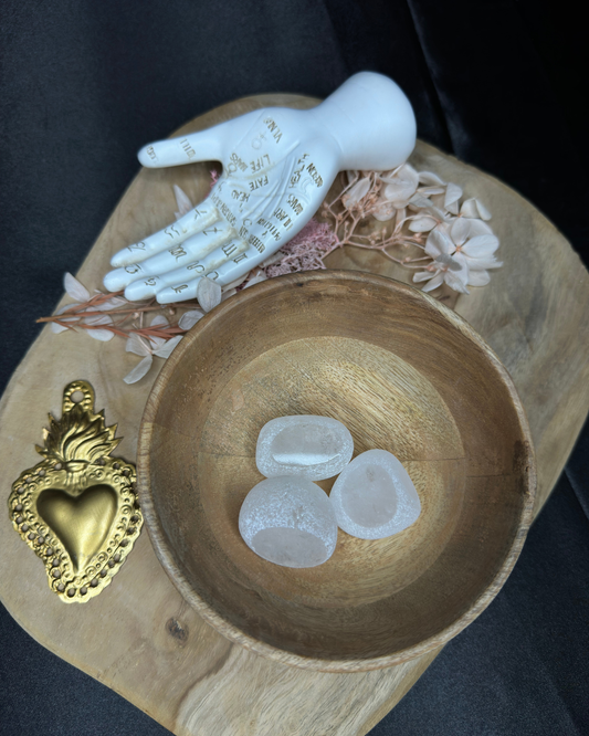 Pierre Cristal de Roche Egg Gemme - Amplifie Les Intentions