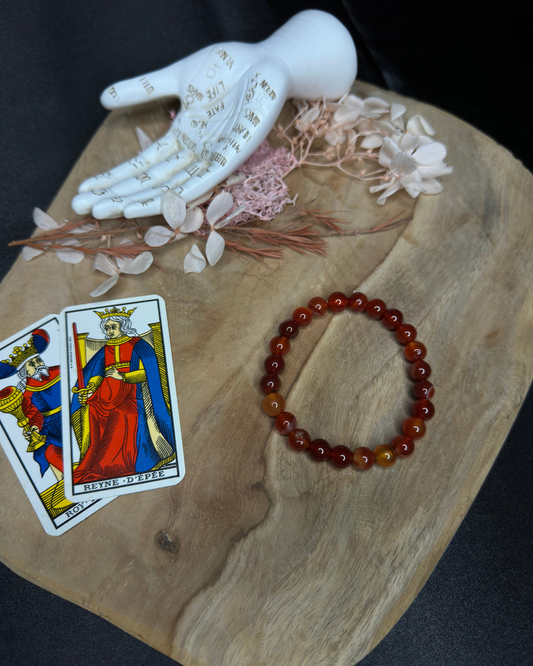 Bracelet En Cornaline - Confiance & Apaisement
