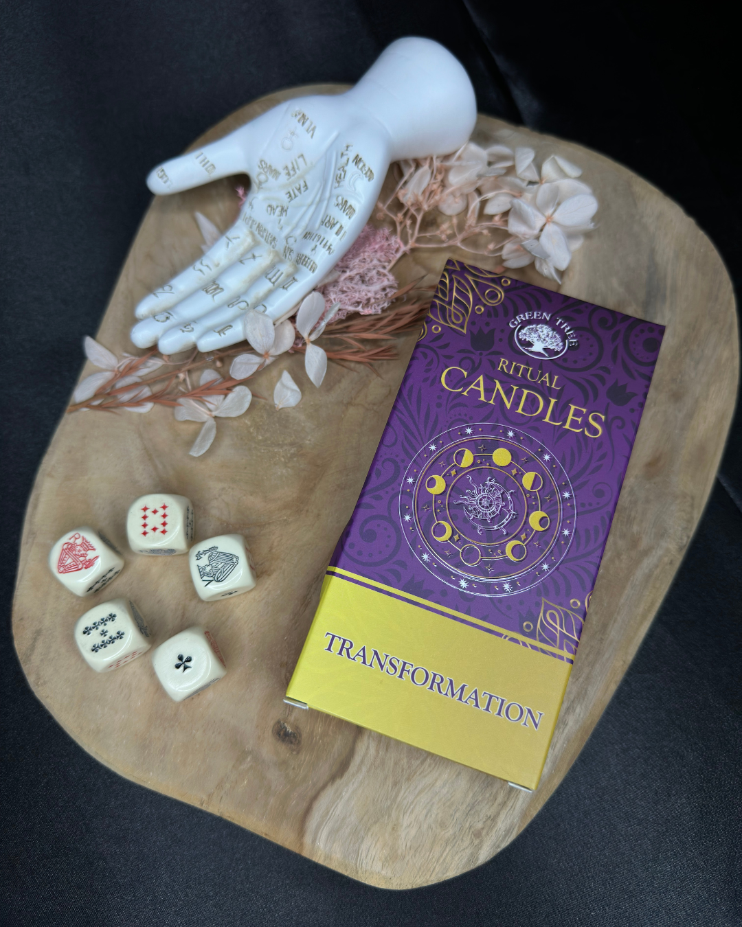 Bougies Rituel De Manifestation & Transformation - Lot de 10 Pièces