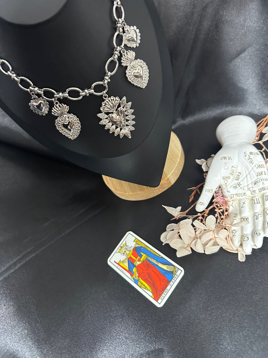 Collier "Ex Voto" En Acier Inoxydable