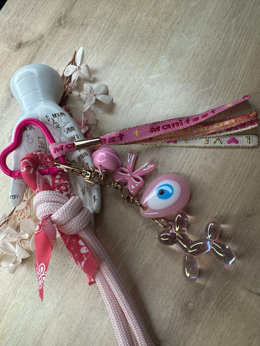 "GRIGRI MAGIC ROSE" - Amulette de Protection & D'Abondance pour sac ou trousseau de clés