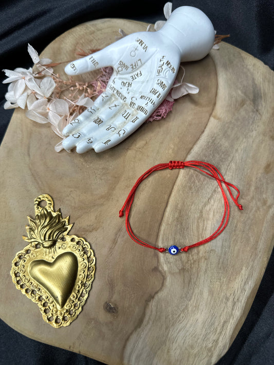 Bracelet Cordon Rouge avec Mataki Réglable