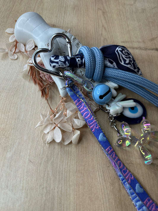 "GRIGRI MAGIC BLEU" - Amulette de Protection & D'Abondance pour sac ou trousseau de clés