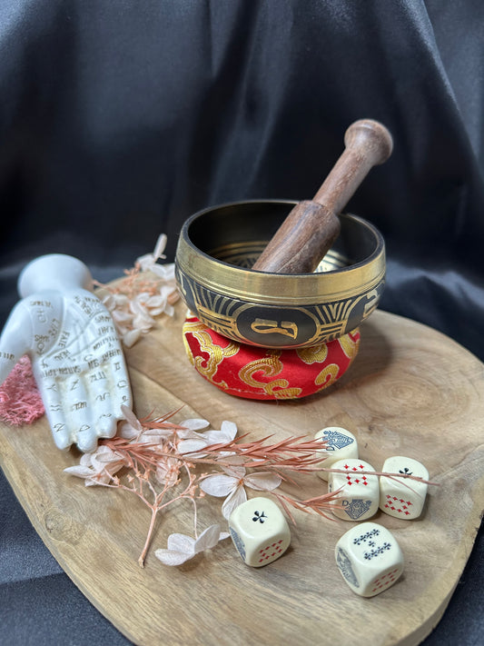 Coffret Bol Chantant Noir & Doré