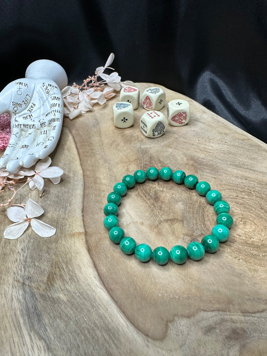 Bracelet Malachite (AA) - Transformation & Protection