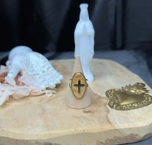 Bague Jaspe Paysage - Ancrage & Sagesse