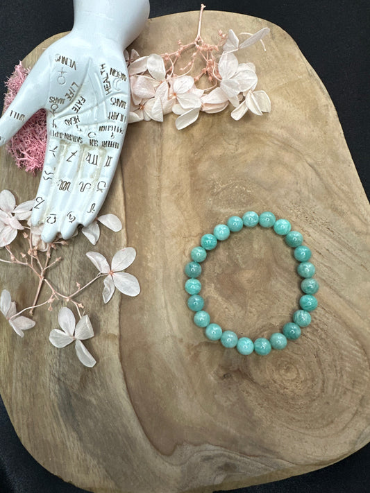 Bracelet Amazonite - Communication & Paix