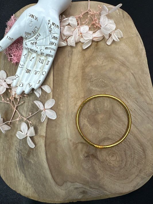 Bracelet Jonc Bouddhiste Traditionnel Fin – Chance & Prospérité