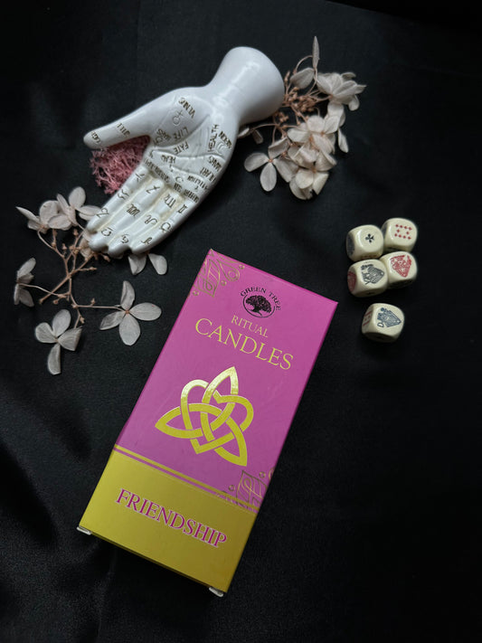 Bougies Rituel D'Amitié & Ouverture du Coeur - Lot de 10 Pièces