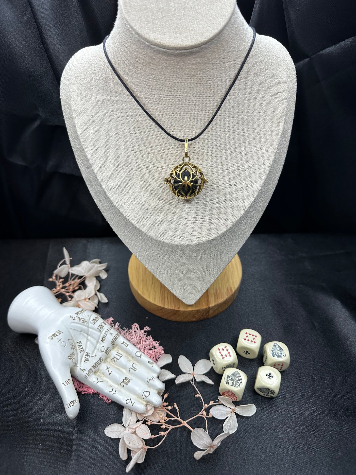Pendentif de Grossesse – Bola Lotus Harmonie Doré