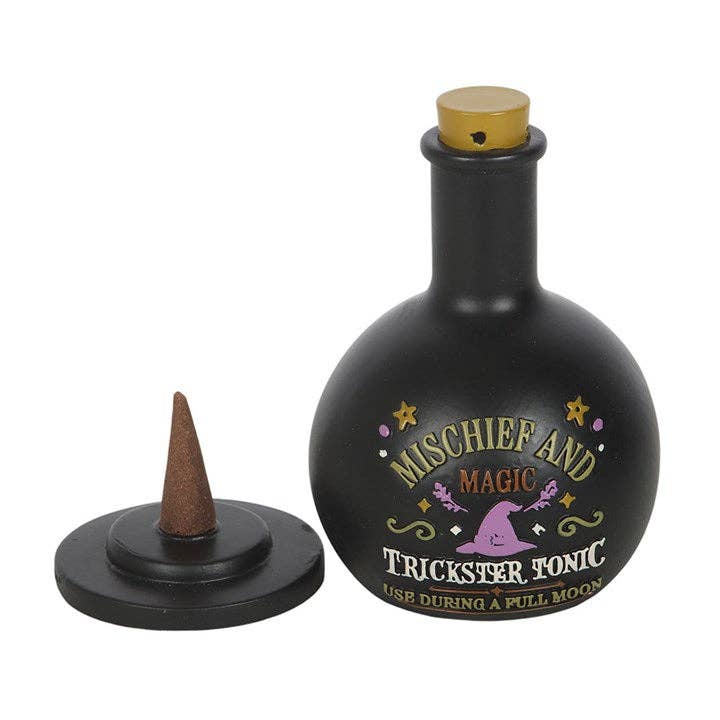 Porte-Cône d’Encens Fiole de Potion – « Espièglerie & Magie »